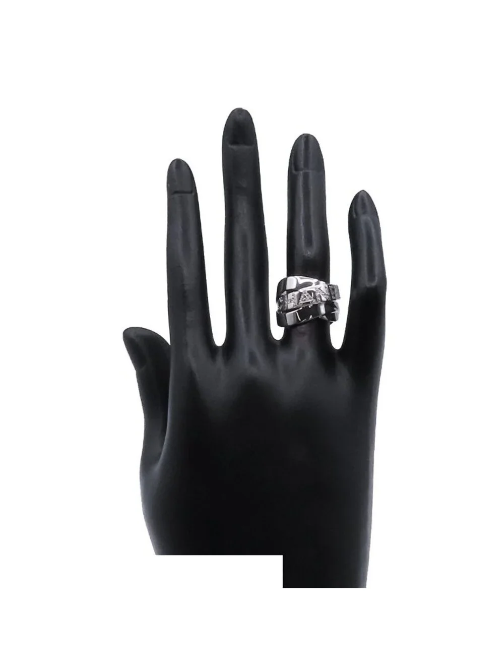 Chanel Boldic White Gold 18K Diamond Ribbon Ring